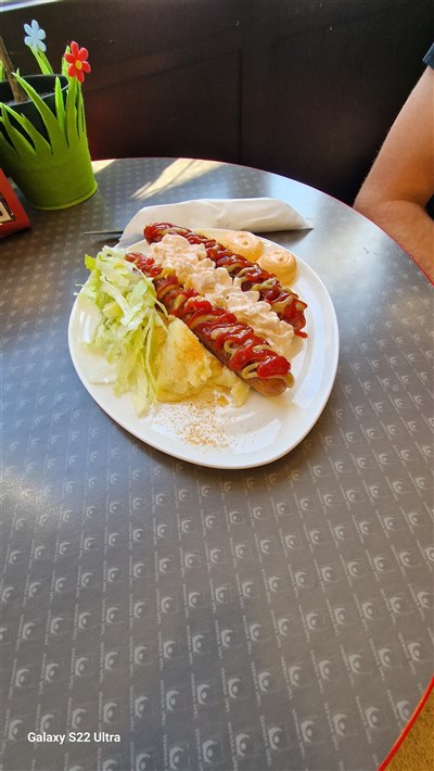 Korv m mos o räksallad